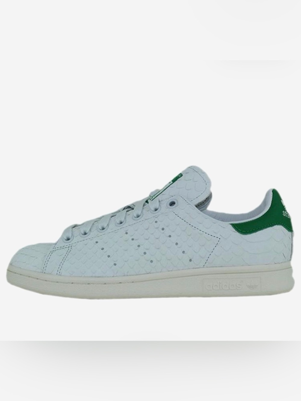 Adidas Stan Smith S76665 Fishscale Leather White Green US 6